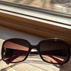 Coach Women's Dark Brown Sunglasses